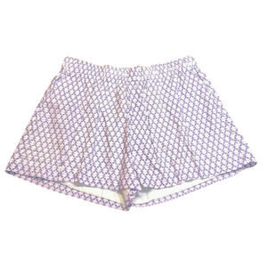 BOO GEMES Lilac Print Shorts NWT! Size L